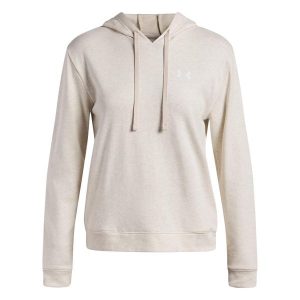 Bluza damska z kapturem Under Armour Rival Terry. Białe bluzy Under Armour, bez wzorów, z kapturem. Za 294,50 zł.