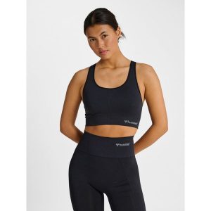 Stanik fitness cardio Hummel hmltif. Czarne biustonosze Hummel, bez wzorów. Za 152,50 zł.