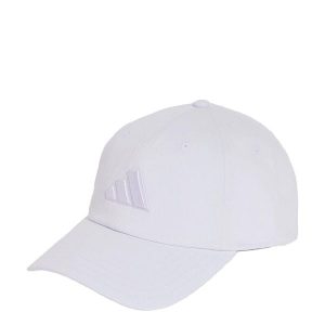 Czapka DAD CAP TONAL LOGO. Fioletowe czapki ADIDAS, bez wzorów, z bawełny, klasyczne. Za 109,00 zł.