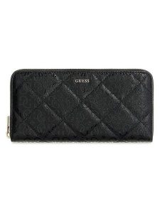Guess Portfel w kolorze czarnym - 21 x 10 x 2 cm rozmiar: onesize. Czarne portfele Guess, z aplikacjami, z materiału. Za 266,01 zł.
