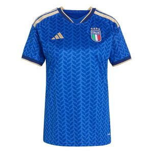 Koszulka Italy 26 Home. Niebieskie szorty ADIDAS, bez wzorów, sportowe. Za 439,00 zł.