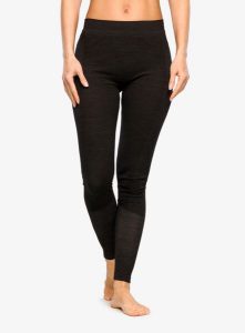 Legginsy termoaktywne damskie La Sportiva Wool40 Aero Pants. Czarne legginsy La Sportiva, bez wzorów, z materiału. Za 285,99 zł.