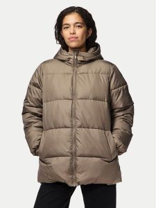 Pieces Kurtka zimowa Maddie 17150938 Beżowy Relaxed Fit. Brązowe kurtki Pieces, na zimę, s, bez wzorów, z syntetyku, bez kaptura. Za 299,99 zł.