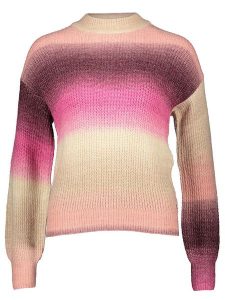 Garcia Sweter w kolorze beżowo-różowym rozmiar: XXL. Brązowe swetry oversize Garcia, xxl, bez wzorów, z wełny, bez ramiączek. Za 96,60 zł.