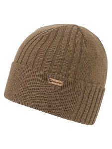 Ziener Czapka beanie "Isafin" w kolorze khaki rozmiar: onesize. Brązowe czapki Ziener, bez wzorów, z materiału. Za 66,16 zł.