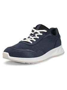 Ecco Skórzane sneakersy "Otm" w kolorze granatowym rozmiar: 38. Niebieskie trampki ecco, bez wzorów, bez zapięcia. Za 233,33 zł.