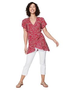 Ipanima Tunika w kolorze bordowym rozmiar: 34/36. Czerwone tuniki Ipanima, bez wzorów, z wiskozy, bez kołnierzyka, bez ramiączek. Za 78,99 zł.