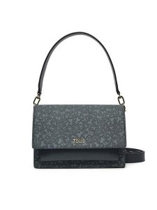TOUS Torebka Kaos Mini Lines Audree 2002183347 Szary. Szare torebki klasyczne Tous, bez wzorów, ze skóry, bez dodatków. Za 569,99 zł.
