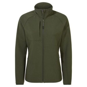 Kurtka Damska Expert Basecamp Soft Shell. Zielone kurtki Craghoppers, bez wzorów, z softshellu, bez kaptura. Za 254,99 zł.