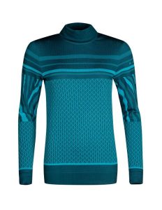 Koszulka termoaktywna damska Halti Magic. Niebieskie koszule nocne HALTI, bez wzorów, z dzianiny, bez ramiączek. Za 299,99 zł.