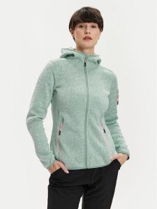 CMP Bluza 3H19826 Zielony Regular Fit. Zielone bluzy CMP, bez wzorów, z syntetyku, bez kaptura. Za 199,99 zł.