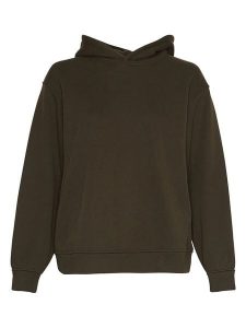 MOSS COPENHAGEN Bluza w kolorze khaki rozmiar: XS/S. Brązowe bluzy Moss Copenhagen, s, bez wzorów, z kapturem. Za 153,71 zł.