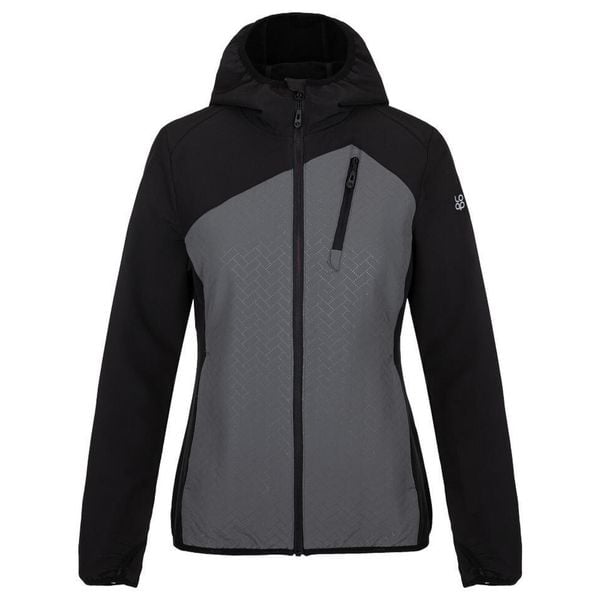 Kurtka softshell damska LOAP URLEA XS – czarny/szary. Czarne kurtki Lolë, s, bez wzorów, z softshellu, bez kaptura. Za 256,99 zł.