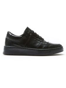 British Passport Skórzane sneakersy w kolorze czarnym rozmiar: 40. Czarne trampki British Passport, bez wzorów, bez zapięcia. Za 285,49 zł.