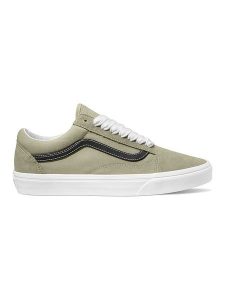 Vans Skórzane sneakersy "Old Skool" w kolorze khaki rozmiar: 35. Brązowe trampki Vans, bez wzorów, bez zapięcia. Za 163,26 zł.