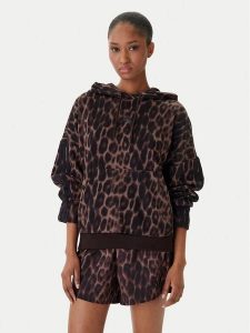 Adidas Bluza Seasonal Essentials Leopard Print KH0293 Brązowy Loose Fit. Brązowe bluzy ADIDAS, xl, bez wzorów, z bawełny, bez kaptura. Za 279,99 zł.