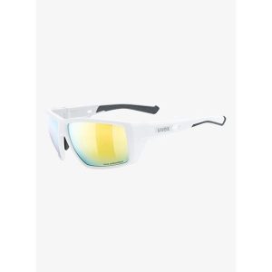 Okulary przeciwsłoneczne Uvex MTN Venture CV - white matt/mirror yellow. Białe okulary przeciwsłoneczne UVEX. Za 342,26 zł.