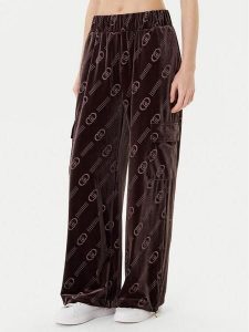 Liu Jo Sport Spodnie dresowe TF5111 J4955 Brązowy Relaxed Fit. Brązowe spodnie dresowe Liu Jo Sport, xl, bez wzorów, z dresówki. Za 499,99 zł.