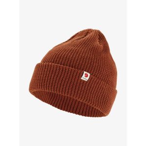 Czapka zimowa Fjallraven Tab Hat - autumn leaf. Czerwone czapki Fjällräven, bez wzorów, sportowe. Za 140,99 zł.