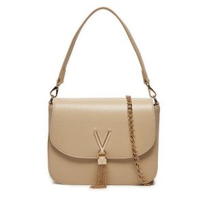 Torebka Valentino. Brązowe torebki klasyczne Valentino, bez wzorów, bez dodatków. Za 279,99 zł.