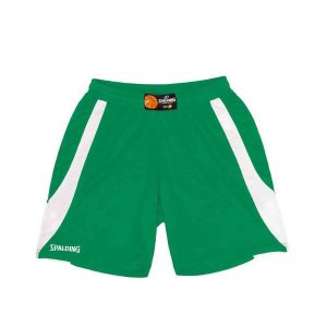 Szorty damskie Spalding Jam. Zielone spodenki sportowe SPALDING, bez wzorów, z dresówki, do koszykówki. Za 161,00 zł.