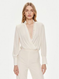 Elisabetta Franchi Body CB-008-42E2-4163 Biały Regular Fit. Białe body i gorsety Elisabetta Franchi, bez wzorów, z syntetyku. Za 839,99 zł.