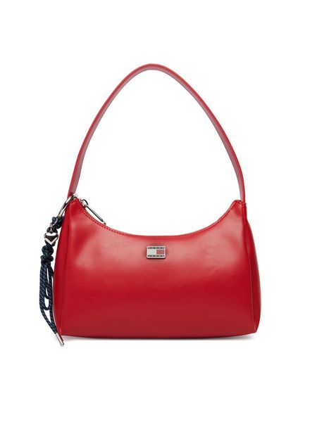 Tommy Jeans Torebka Tjw City Charm Shoulder Bag AW0AW18458 Czerwony. Czerwone torebki klasyczne Tommy Jeans, bez wzorów, z jeansu, bez dodatków. Za 409,99 zł.