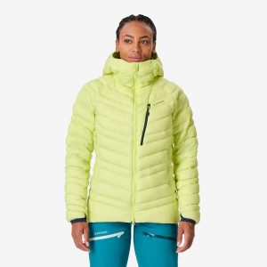 Kurtka puchowa damska Simond Alpinism. Żółte kurtki SIMOND, m, bez wzorów, z puchu, bez kaptura. Za 499,99 zł.