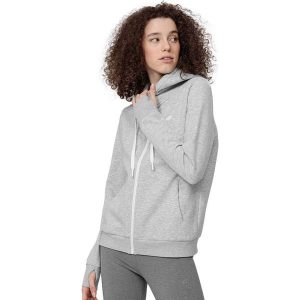 4F Bluza w kolorze szarym rozmiar: XS. Szare bluzy 4f, xs, bez wzorów, bez kaptura. Za 142,95 zł.