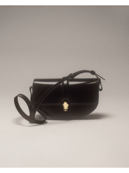 Gino Rossi Torebka CS9256 Czarny. Czarne listonoszki Gino Rossi, bez wzorów, ze skóry, bez dodatków. Za 319,99 zł.