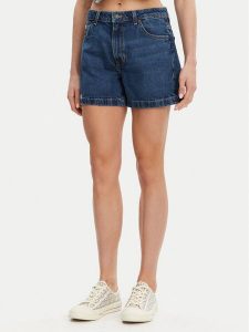 Guess Jeans Szorty jeansowe W5GD0S D5O12 Granatowy Regular Fit. Niebieskie szorty Guess Jeans, z aplikacjami, z bawełny. Za 199,99 zł.