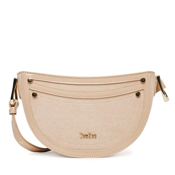 Torebka DeeZee. Brązowe listonoszki DeeZee, bez wzorów, bez dodatków. Za 129,99 zł.