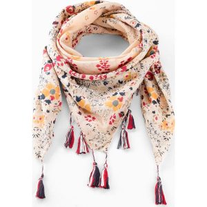 Chusta. Brązowe apaszki i chusty bonprix, z aplikacjami. Za 62,99 zł.