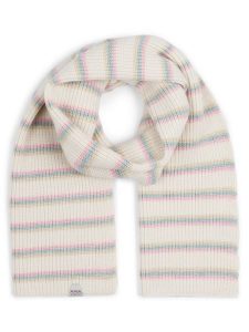 Ragwear Szalik - Fluky Stripes Kobiety Sztuczne włókno beżowy|biały, ONE SIZE. Białe szaliki Ragwear, bez wzorów, z włókna. Za 89,95 zł.