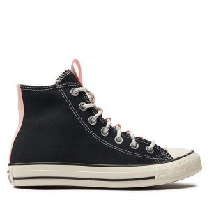 Trampki Converse. Czarne trampki Converse, bez wzorów, bez zapięcia. Za 229,99 zł.