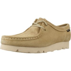Buty CLARKS ORIGINALS WALLABEE Jasnobrązowy. Brązowe buty trekkingowe Clarks, z gore-texu, bez zapięcia. Za 791,99 zł.