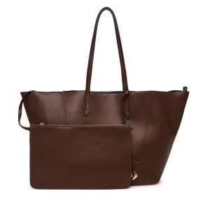 Torebka Aldo. Brązowe shopper bag ALDO, bez wzorów, bez dodatków. Za 319,99 zł.