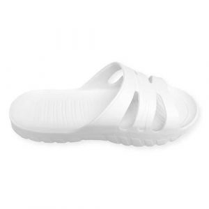 Beco Klapki Unisex Białe - EVA. Białe klapki 47 Brand, bez wzorów, z materiału, bez obcasa. Za 198,99 zł.