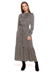 Stylove Sukienka ze wzorem rozmiar: S. Sukienki Stylove, s, bez wzorów, bez kołnierzyka, bez ramiączek, maxi. Za 250,35 zł.