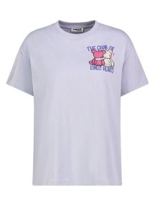 Sublevel Koszulka w kolorze fioletowym rozmiar: S. Różowe bluzki Sublevel, s, bez wzorów, bez kołnierzyka, bez ramiączek. Za 43,99 zł.