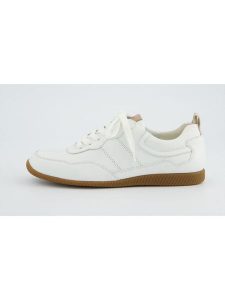 Paul Green Skórzane sneakersy w kolorze białym rozmiar: 37. Białe trampki Paul Green, bez wzorów, ze skóry, bez zapięcia. Za 403,15 zł.