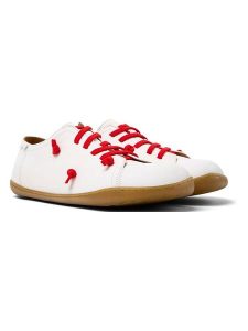 Camper Skórzane sneakersy "Peu Cami" w kolorze białym rozmiar: 45. Białe trampki Camper, bez wzorów, bez zapięcia. Za 491,99 zł.
