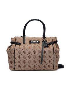 Guess Torebka Dorothy HWJP22 31060 Brązowy jasny. Brązowe kuferki Guess, z aplikacjami, z materiału, bez dodatków. Za 584,99 zł.