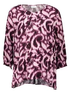 ONLY Bluzka w kolorze bordowo-jasnoróżowym rozmiar: 44. Czerwone bluzki ONLY, bez wzorów, z wiskozy, bez kołnierzyka, bez ramiączek. Za 113,99 zł.