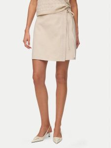 Vero Moda Spódnica jeansowa Liza 10332535 Beżowy jasny Regular Fit. Brązowe spódnice Vero Moda, l, bez wzorów, z bawełny. Za 139,99 zł.