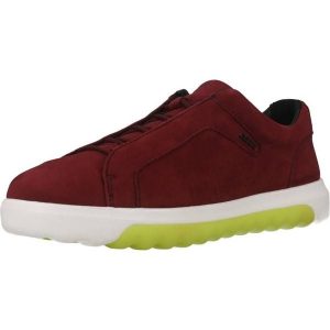Buty GEOX D NEXSIDE A Bordeaux. Czerwone buty trekkingowe Geox, z tkaniny, bez zapięcia. Za 311,99 zł.