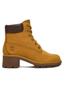 Timberland Trzewiki Kinsley 6 In Wp TB1A25BS2311 Żółty. Żółte botki Timberland, bez wzorów, z nubiku, bez obcasa, na słupku, bez zapięcia. Za 579,99 zł.