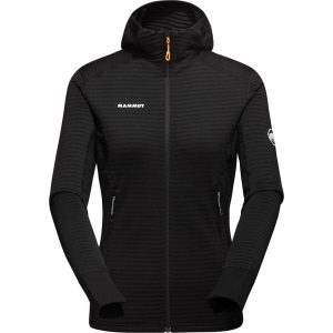 Bluza trekkingowa damska Mammut Taiss Light ML Hooded Jacket. Czarne kurtki Mammut, s, bez wzorów, z kapturem. Za 590,38 zł.