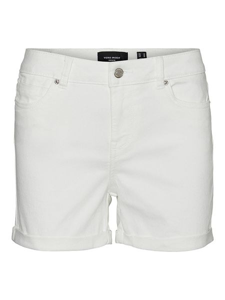 Vero Moda Szorty dżinsowe "Luna" w kolorze białym rozmiar: XS. Białe szorty Vero Moda, bez wzorów, z bawełny, klasyczne. Za 32,75 zł.