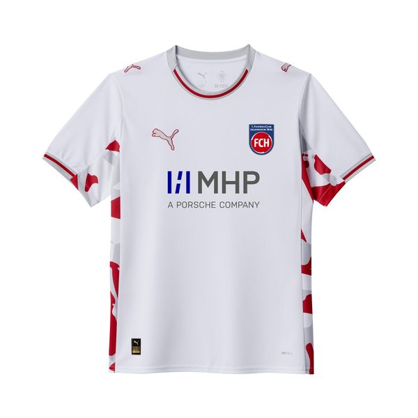Młodzieżowa trzecia koszulka FC Heidenheim 25/26 PUMA. Biała bluzki Puma, m, bez wzorów, młodzieżowe, bez kołnierzyka, bez ramiączek. Za 339,00 zł.